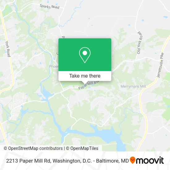 2213 Paper Mill Rd map