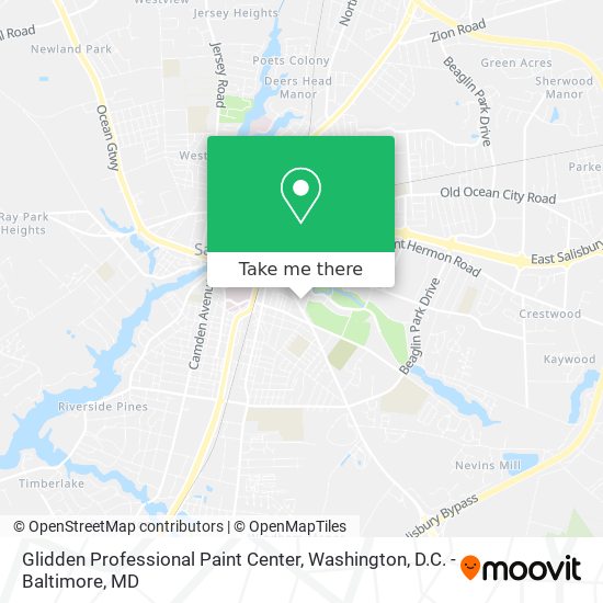 Glidden Professional Paint Center map