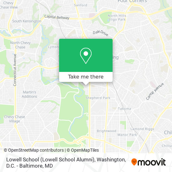 Mapa de Lowell School (Lowell School Alumni)