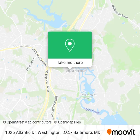 1025 Atlantic Dr, Stafford, VA 22554 map