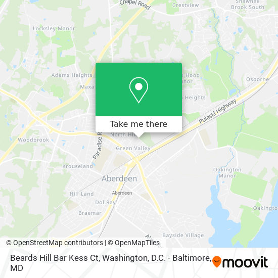 Beards Hill Bar Kess Ct map