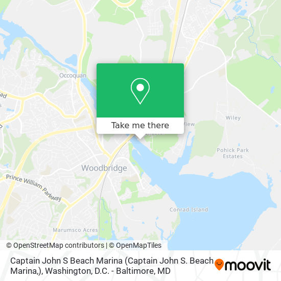 Mapa de Captain John S Beach Marina (Captain John S. Beach Marina,)