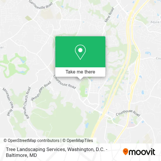 Tree Landscaping Services map