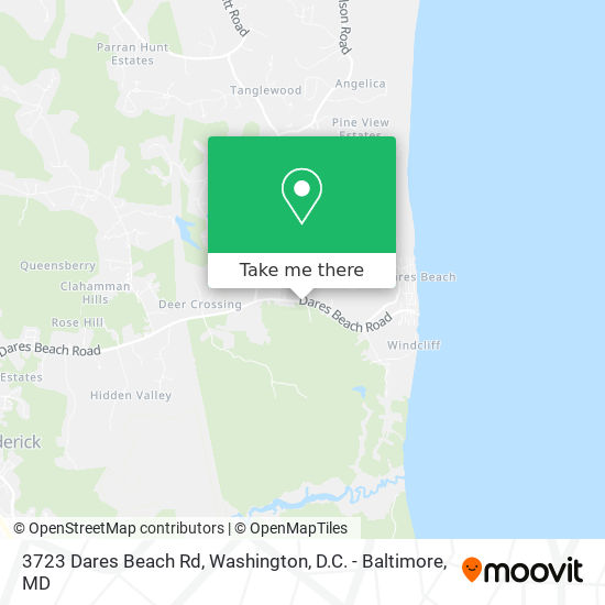 3723 Dares Beach Rd map