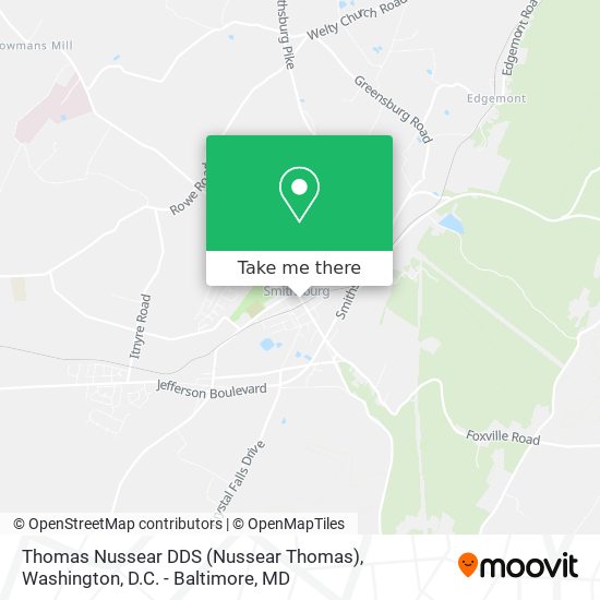 Thomas Nussear DDS (Nussear Thomas) map