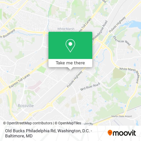 Mapa de Old Bucks Philadelphia Rd