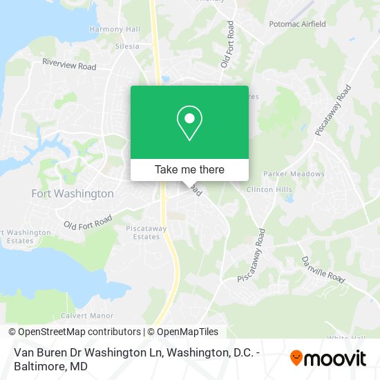 Mapa de Van Buren Dr Washington Ln