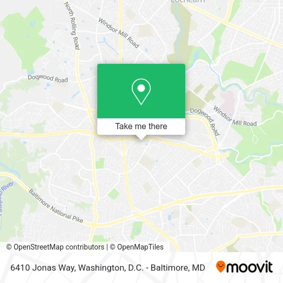 Mapa de 6410 Jonas Way