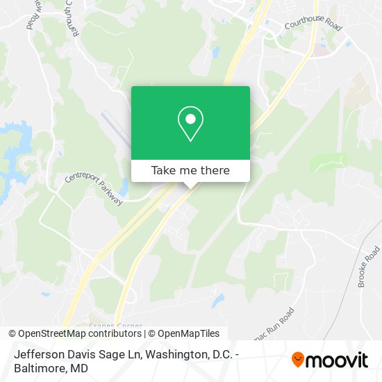 Jefferson Davis Sage Ln map