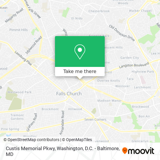 Mapa de Custis Memorial Pkwy