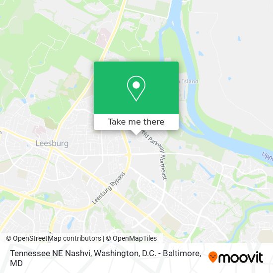 Tennessee NE Nashvi map