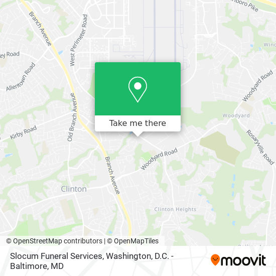 Slocum Funeral Services map