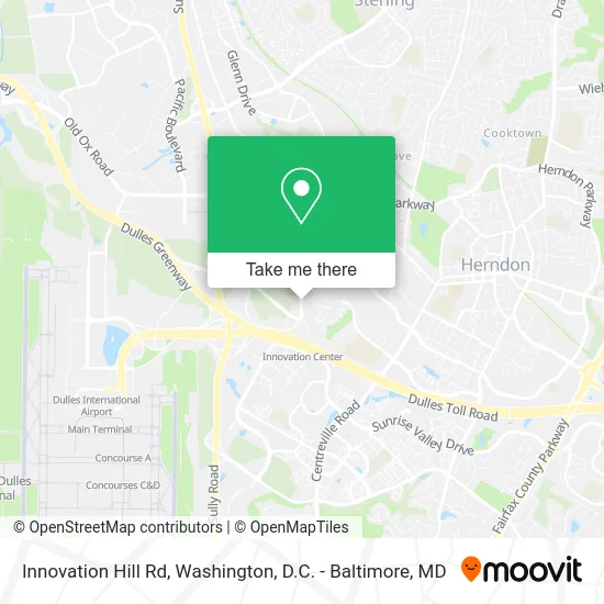 Innovation Hill Rd map