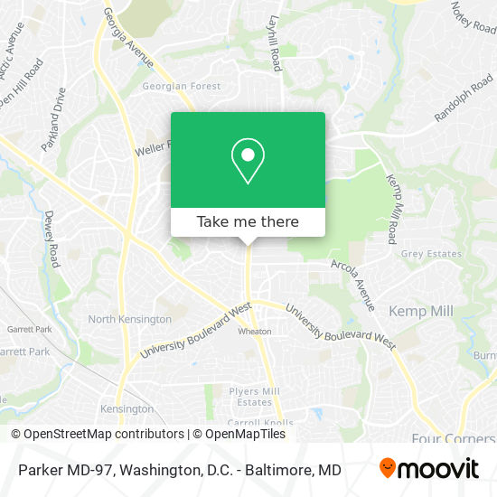 Parker MD-97 map