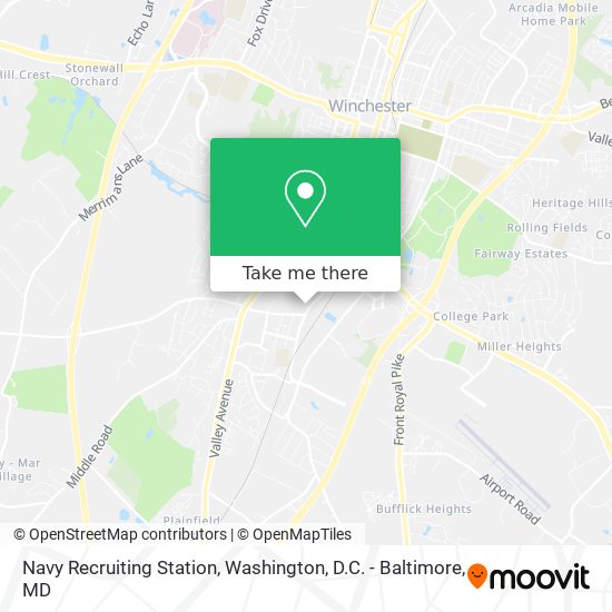 Navy Recruiting Station map