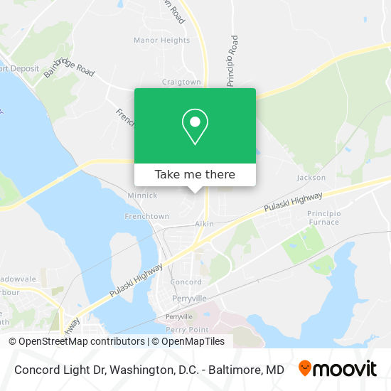 Concord Light Dr map