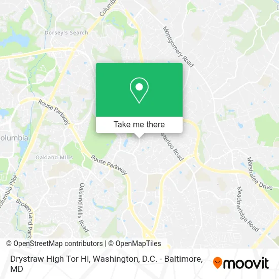 Drystraw High Tor Hl map