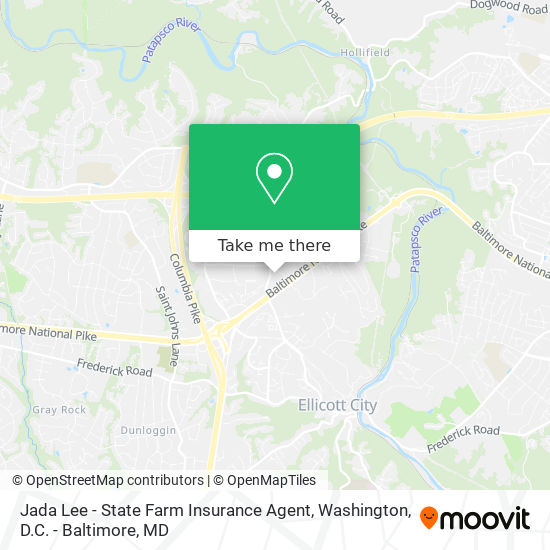 Mapa de Jada Lee - State Farm Insurance Agent