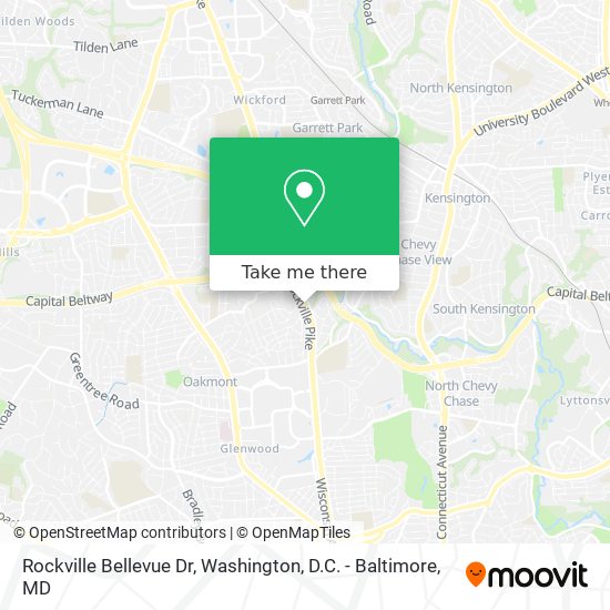 Mapa de Rockville Bellevue Dr