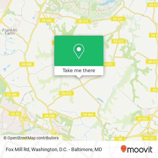 Fox Mill Rd, Oakton, VA 22124 map