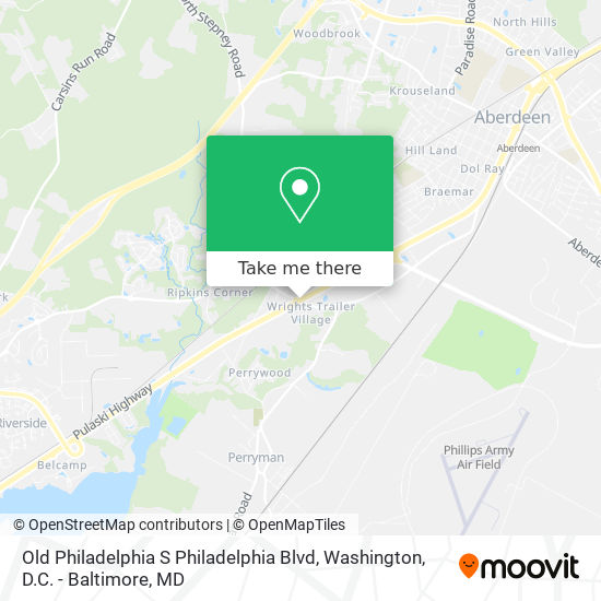 Mapa de Old Philadelphia S Philadelphia Blvd