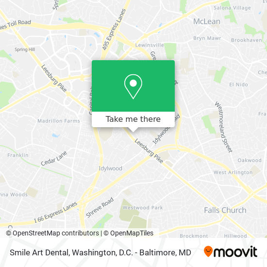 Smile Art Dental map
