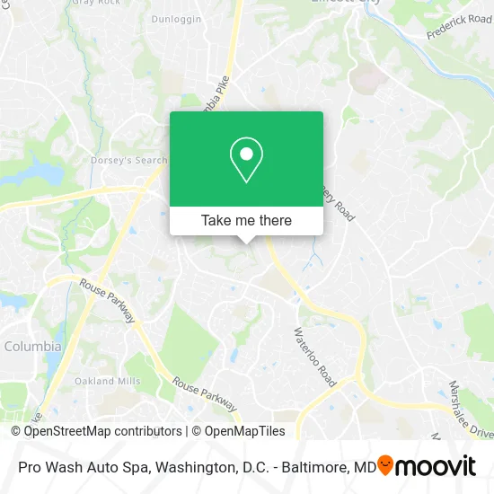 Pro Wash Auto Spa map