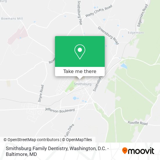 Smithsburg Family Dentistry map