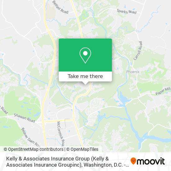 Kelly & Associates Insurance Group map