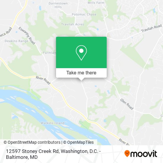 12597 Stoney Creek Rd map