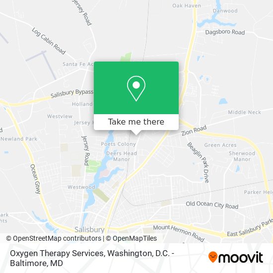 Oxygen Therapy Services map