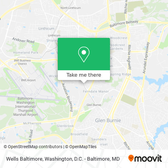Mapa de Wells Baltimore