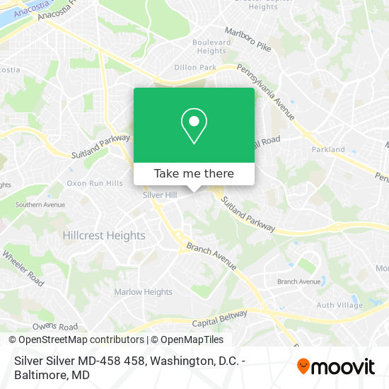 Silver Silver MD-458 458 map