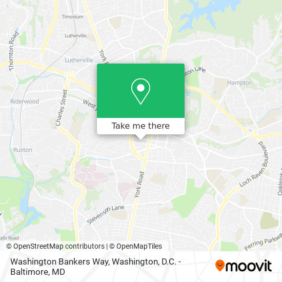 Mapa de Washington Bankers Way