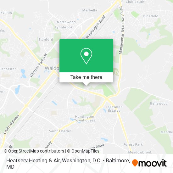 Heatserv Heating & Air map