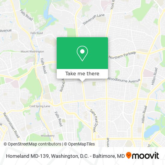 Homeland MD-139 map