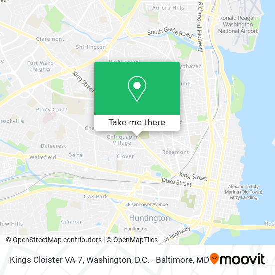 Kings Cloister VA-7 map
