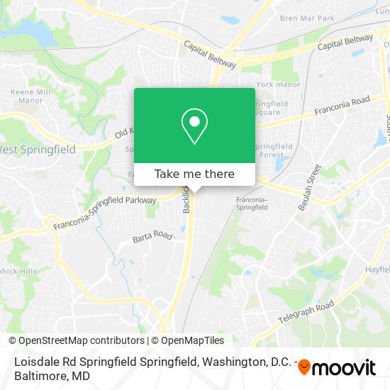 Mapa de Loisdale Rd Springfield Springfield