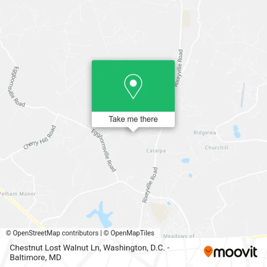 Chestnut Lost Walnut Ln map