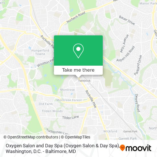 Mapa de Oxygen Salon and Day Spa