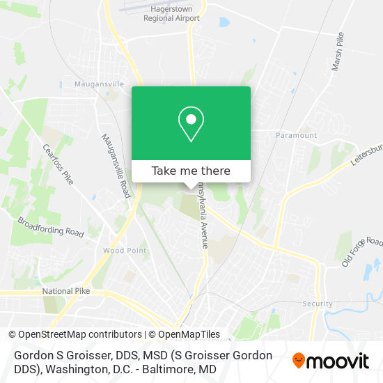 Mapa de Gordon S Groisser, DDS, MSD (S Groisser Gordon DDS)