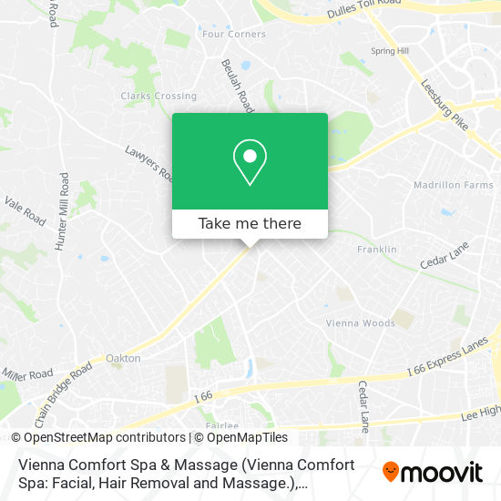 Vienna Comfort Spa & Massage (Vienna Comfort Spa: Facial, Hair Removal and Massage.) map