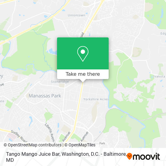 Tango Mango Juice Bar map