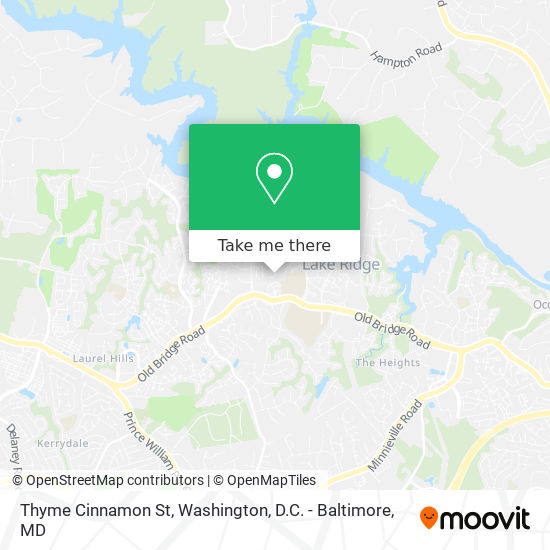 Mapa de Thyme Cinnamon St