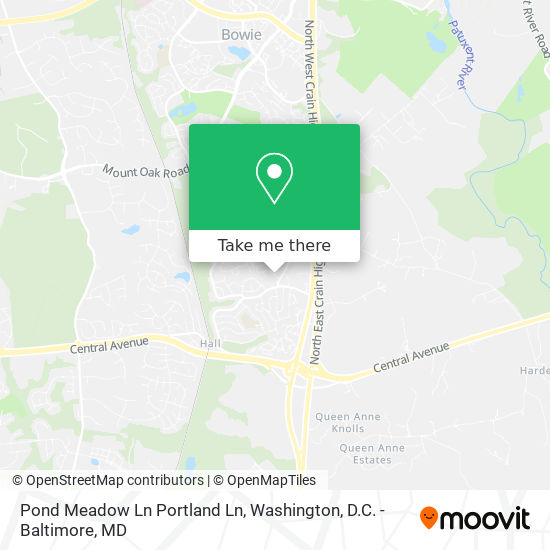 Mapa de Pond Meadow Ln Portland Ln
