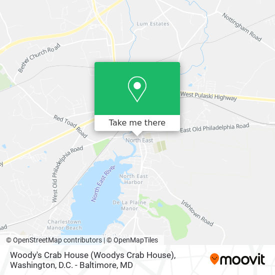 Mapa de Woody's Crab House (Woodys Crab House)