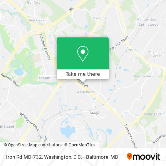 Iron Rd MD-732 map
