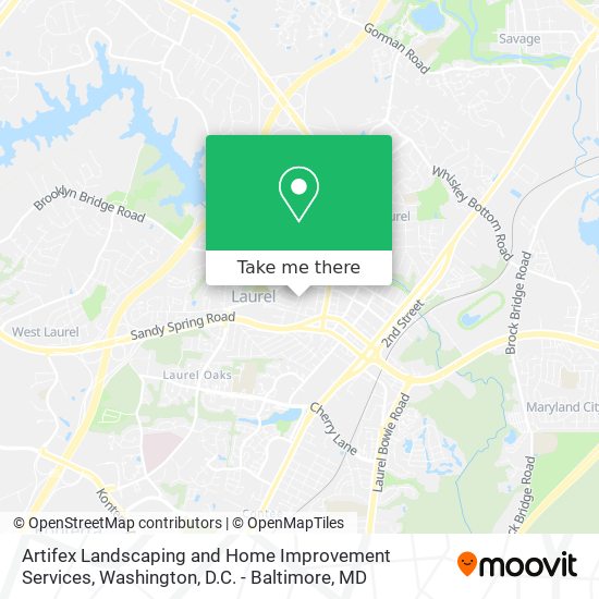 Artifex Landscaping and Home Improvement Services map