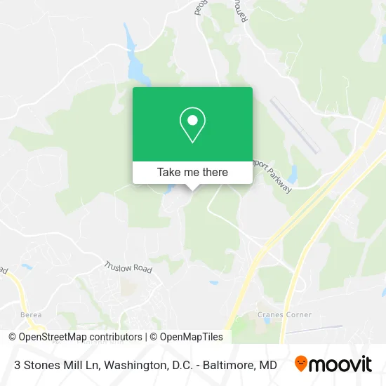 3 Stones Mill Ln map