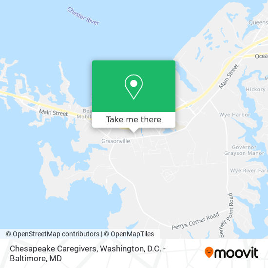 Mapa de Chesapeake Caregivers